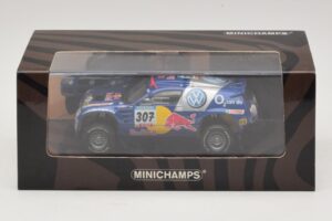 Volkswagen Race Touareg Red Bull #307 B. Saby / M. Perin Dakar Rally 2005 Minichamps 1:43 436055307 Druckguss — Bild 5 von 5