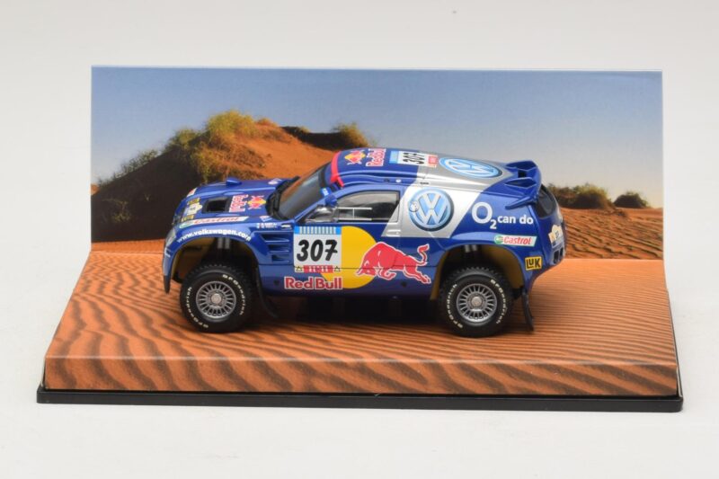Volkswagen Race Touareg Red Bull #307 Händler Edition 2005 Minichamps 1:43 7LO099400PD307 Druckguss