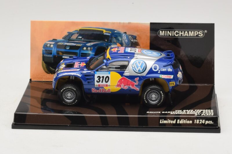 Volkswagen Race Touareg Red Bull #310 J. Kleinschmidt / F. Pons Dakar Rally 2005 Minichamps 1:43 436055310 Druckguss
