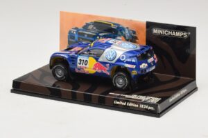 Volkswagen Race Touareg Red Bull #310 J. Kleinschmidt / F. Pons Dakar Rally 2005 Minichamps 1:43 436055310 Druckguss — Bild 3 von 5
