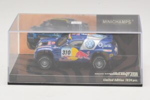 Volkswagen Race Touareg Red Bull #310 J. Kleinschmidt / F. Pons Dakar Rally 2005 Minichamps 1:43 436055310 Druckguss — Bild 4 von 5