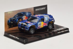 Volkswagen Race Touareg Red Bull #313 J. Kankkunen / J. Repo Dakar Rally 2005 Minichamps 1:43 436055313 Druckguss — Bild 2 von 5