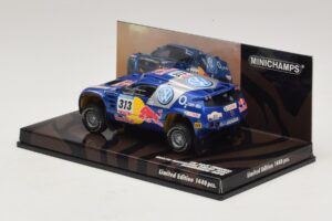 Volkswagen Race Touareg Red Bull #313 J. Kankkunen / J. Repo Dakar Rally 2005 Minichamps 1:43 436055313 Druckguss — Bild 3 von 5