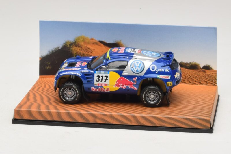 Volkswagen Race Touareg Red Bull #317 Händler Edition 2005 Minichamps 1:43 7LO099400PD317 Druckguss