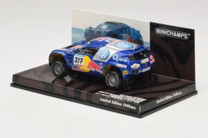 Volkswagen Race Touareg Red Bull #317 Gordon / von Zitzewitz Dakar Rally 2005 Minichamps 1:43 436055317 Druckguss — Bild 3 von 5