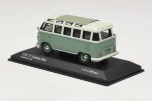 Volkswagen T1 Samba Bus Türkisblau Weiß Minichamps 1:43 430052306 Druckguss — Bild 3 von 4