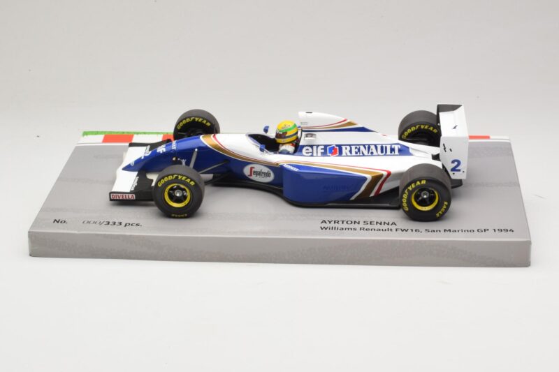 Williams FW16 Renault #2 A. Senna San Marino GP 1994 Minichamps 1:18 543941833 Druckguss