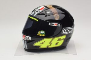 AGV Helm V. Rossi MotoGP Jerez Test 2007 Minichamps 1:2 327070046 Druckguss