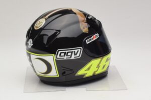 AGV Helm V. Rossi MotoGP Jerez Test 2007 Minichamps 1:2 327070046 Druckguss — Bild 4 von 7