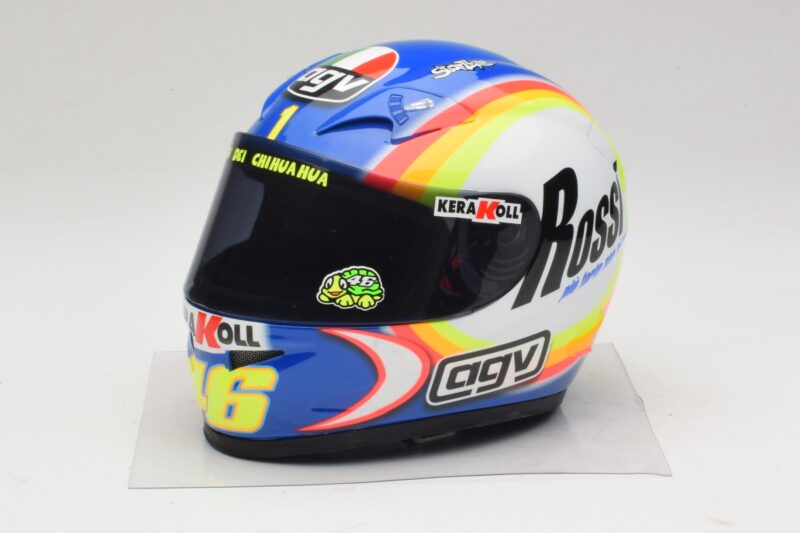 AGV Helm V. Rossi MotoGP Sepang 2005 Minichamps 1:2 327050066 Diecast
