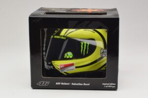 AGV Helm V. Rossi MotoGP Valencia Test 2009 Minichamps 1:2 327100066 Diecast — Bild 7 von 7