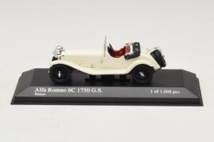 Alfa Romeo 6C 1750 G.S. Weiß Minichamps 1:43 400120430 Druckguss