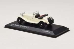 Alfa Romeo 6C 1750 G.S. Weiß Minichamps 1:43 400120430 Druckguss — Bild 3 von 5