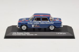 Alfa Romeo Giulia Europa-Testfahrt Sizilien-Hammerfest Minichamps 1:43 400120905 Druckguss