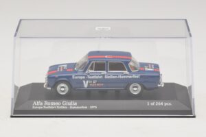 Alfa Romeo Giulia Europa-Testfahrt Sizilien-Hammerfest Minichamps 1:43 400120905 Druckguss — Bild 4 von 5