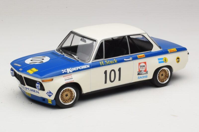 BMW 2002 #101 Koepchen H-J. Stuck Internationales ADAC 500km Eifelpokalrennen 1971 Minichamps 1:18 155702701 Druckguss