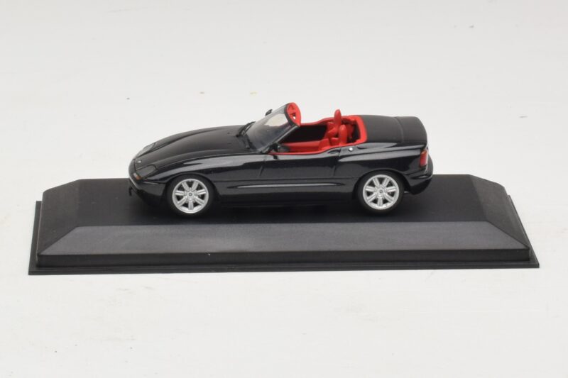 BMW Z1 Dunkelgrün Mit Rotem Interieur Minichamps 1:43 BMW021 Druckguss