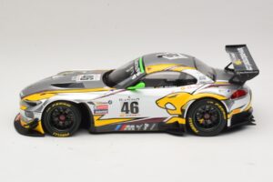 BMW Z4 GT3 #46 M. Palttala / L. Luhr 24 Hours of Spa Winner 2015 Minichamps 1:18 151152346 Druckguss — Bild 3 von 6