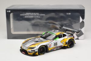 BMW Z4 GT3 #46 M. Palttala / L. Luhr 24 Hours of Spa Winner 2015 Minichamps 1:18 151152346 Druckguss — Bild 6 von 6