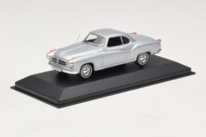 Borgward Isabella Coupé Silber Minichamps 1:43 400096031 Druckguss — Bild 2 von 5