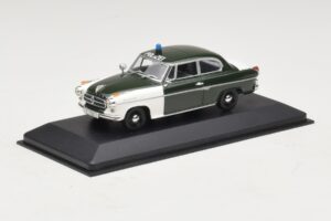 Borgward Isabella Polizei Frankfurt Minichamps 1:43 400096090 Druckguss — Bild 2 von 5