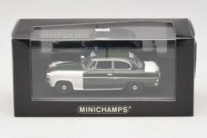 Borgward Isabella Polizei Frankfurt Minichamps 1:43 400096090 Druckguss — Bild 5 von 5