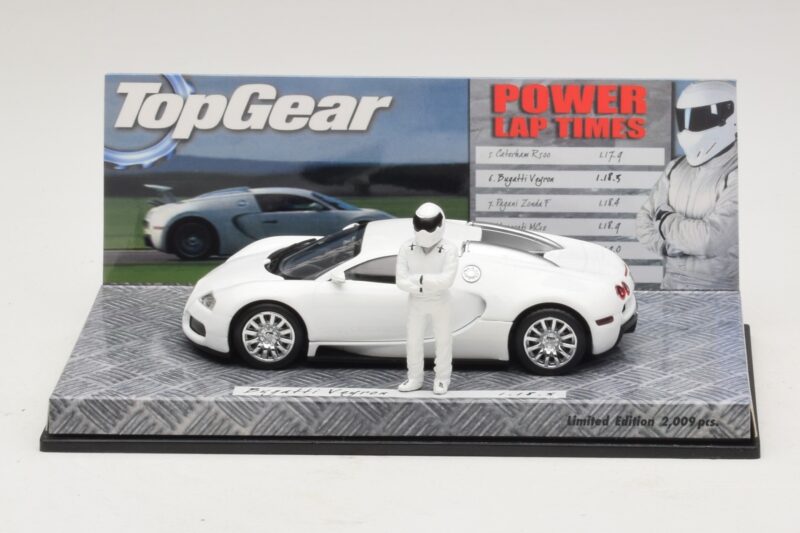 Bugatti Veyron Weiß Top Gear Edition Minichamps 1:43 519431100 Druckguss