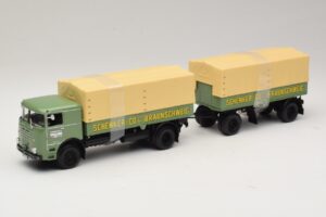 Bussing LU 11/16 Pritschenanhänger Schenker Minichamps 1:43 499073924 Druckguss