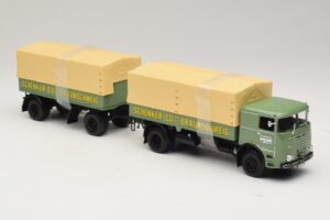 Bussing LU 11/16 Pritschenanhänger Schenker Minichamps 1:43 499073924 Druckguss — Bild 4 von 6