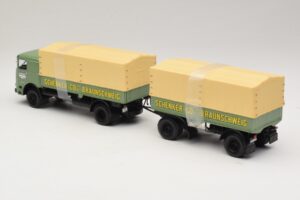 Bussing LU 11/16 Pritschenanhänger Schenker Minichamps 1:43 499073924 Druckguss — Bild 5 von 6