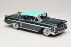 Chevrolet Bel Air Impala Coupe Dunkelgrün Metallic & Grün KK-Scale 1:18 KKDC181594 Druckguss — Bild 4 von 6