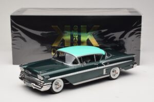 Chevrolet Bel Air Impala Coupe Dunkelgrün Metallic & Grün KK-Scale 1:18 KKDC181594 Druckguss — Bild 6 von 6