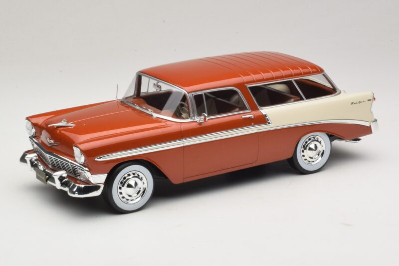 Chevrolet Bel Air Nomad Braun Metallic & Creme KK-Scale 1:18 KKDC181294 Druckguss