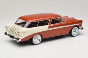 Chevrolet Bel Air Nomad Braun Metallic & Creme KK-Scale 1:18 KKDC181294 Druckguss — Bild 2 von 6