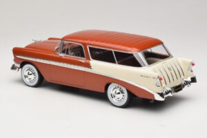 Chevrolet Bel Air Nomad Braun Metallic & Creme KK-Scale 1:18 KKDC181294 Druckguss — Bild 5 von 6