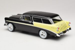 Chevrolet Bel Air Nomad Custom Schwarz & Hellgelb KK-Scale 1:18 KKDC181293 Druckguss — Bild 5 von 6
