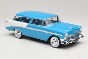 Chevrolet Bel Air Nomad Türkis & Weiß KK-Scale 1:18 KKDC181292 Druckguss — Bild 4 von 6