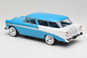 Chevrolet Bel Air Nomad Türkis & Weiß KK-Scale 1:18 KKDC181292 Druckguss — Bild 5 von 6
