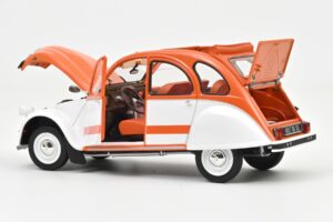 Citroen 2CV Spot Orange & Weiß Norev 1:18 181473 Druckguss — Bild 3 von 3