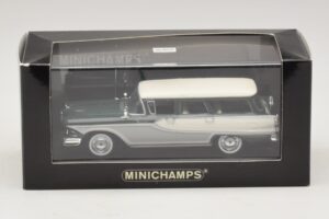Edsel Bermuda Kombi Dunkelgrün Weiß Minichamps 1:43 400082013 Druckguss — Bild 5 von 5