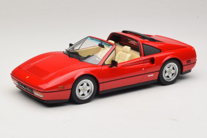 Ferrari 328 GTS US-Version Rot Beverly Hills Cop II Mit Beigem Innenraum KK-Scale 1:18 KKDC181701 Druckguss