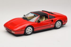 Ferrari 328 GTS US-Version Rot Beverly Hills Cop II Mit Beigem Innenraum KK-Scale 1:18 KKDC181701 Druckguss — Bild 2 von 7