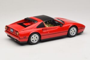 Ferrari 328 GTS US-Version Rot Beverly Hills Cop II Mit Beigem Innenraum KK-Scale 1:18 KKDC181701 Druckguss — Bild 3 von 7