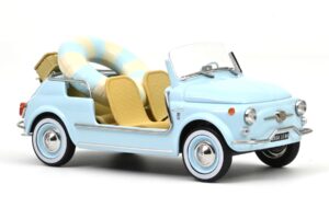 Fiat 500 Jolly Blau Norev 1:18 187793 Druckguss