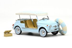 Fiat 500 Jolly Blau Norev 1:18 187793 Druckguss — Bild 4 von 5
