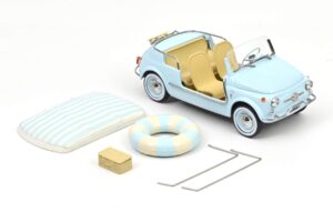 Fiat 500 Jolly Blau Norev 1:18 187793 Druckguss — Bild 5 von 5