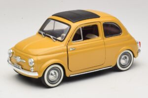 Fiat 500 Gelb Solido 1:18 8042 Druckguss