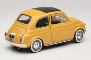 Fiat 500 Gelb Solido 1:18 8042 Druckguss — Bild 3 von 8