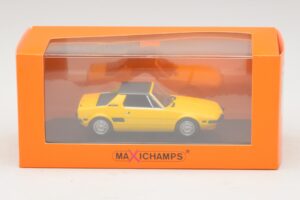 Fiat X1/9 Gelb Maxichamps 1:43 940121660 Druckguss — Bild 5 von 5