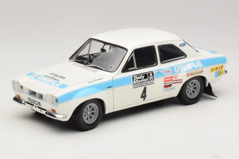 Ford Escort Mk1 RS1600 #4 R. Clark / T. Mason Winners RAC Rally 1972 Minichamps 1:18 100728104 Druckguss